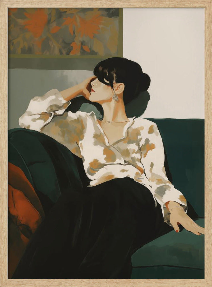 A Sunday In The Sofa - Poster / Art Print