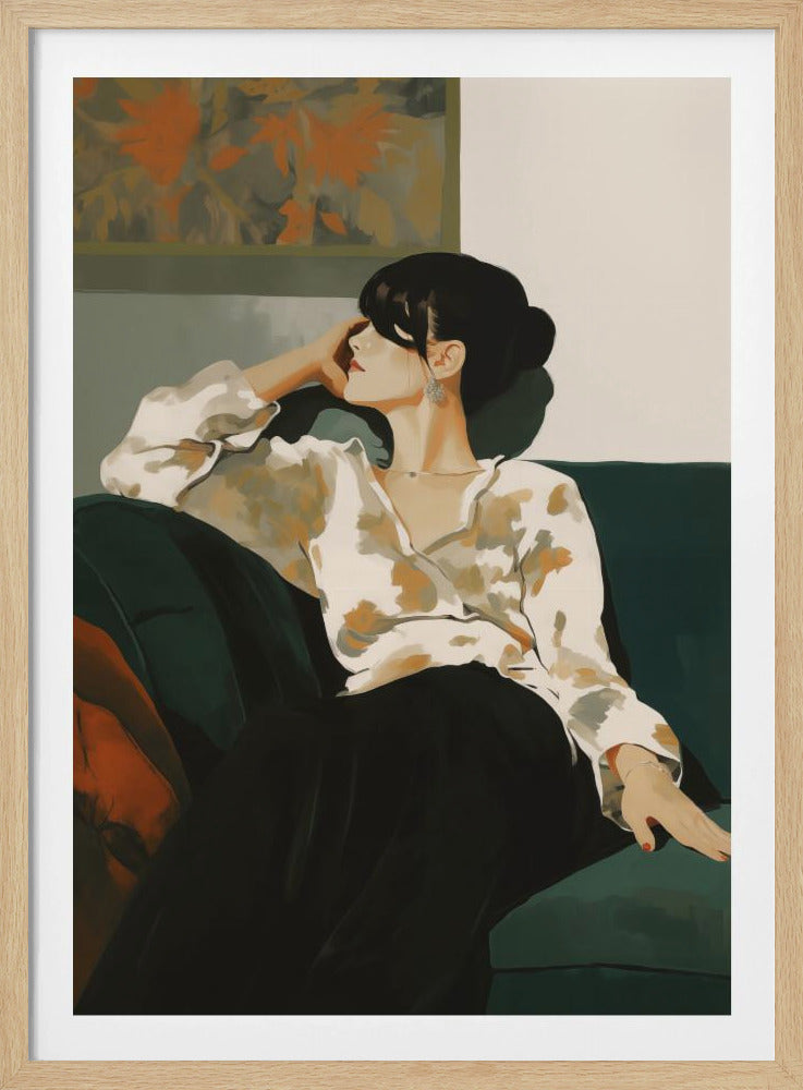 A Sunday In The Sofa - Poster / Art Print