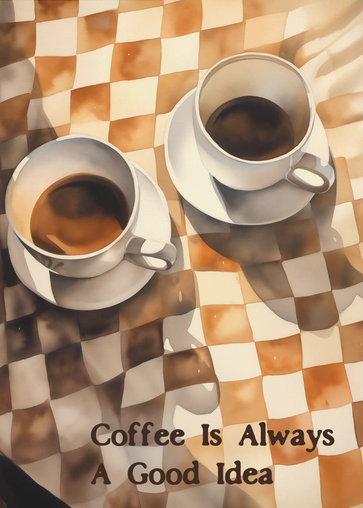 Coffee Is Always a Good Idea - Poster / Art Print