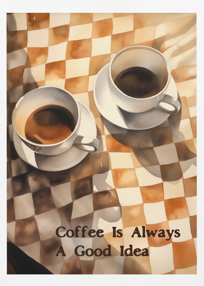 Coffee Is Always a Good Idea - Poster / Art Print