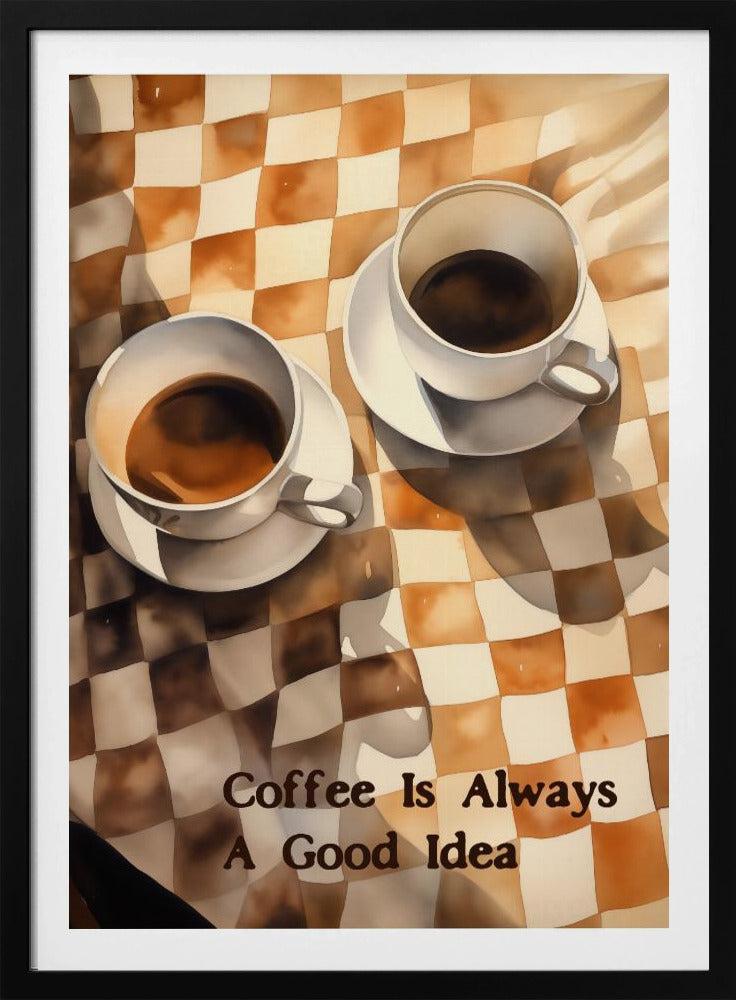 Coffee Is Always a Good Idea - Poster / Art Print
