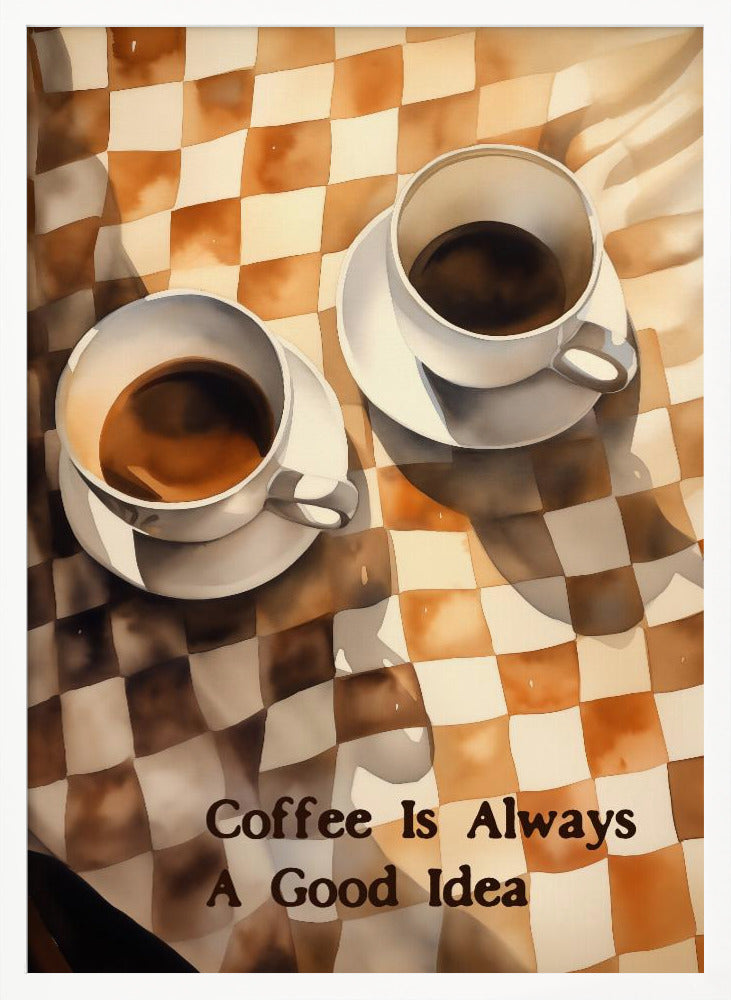 Coffee Is Always a Good Idea - Poster / Art Print