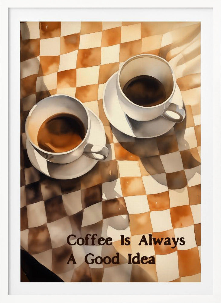 Coffee Is Always a Good Idea - Poster / Art Print