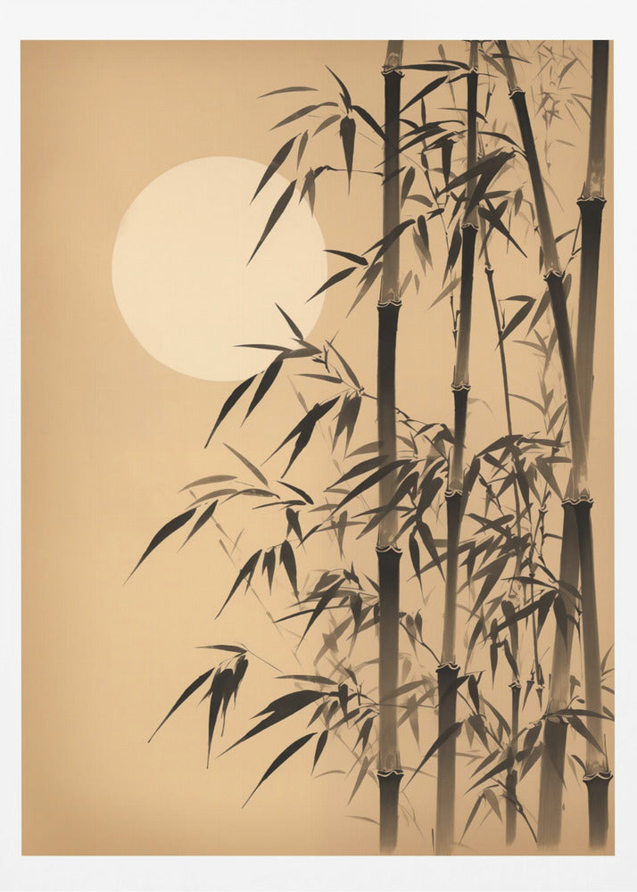 Evening Bamboo - Poster / Art Print