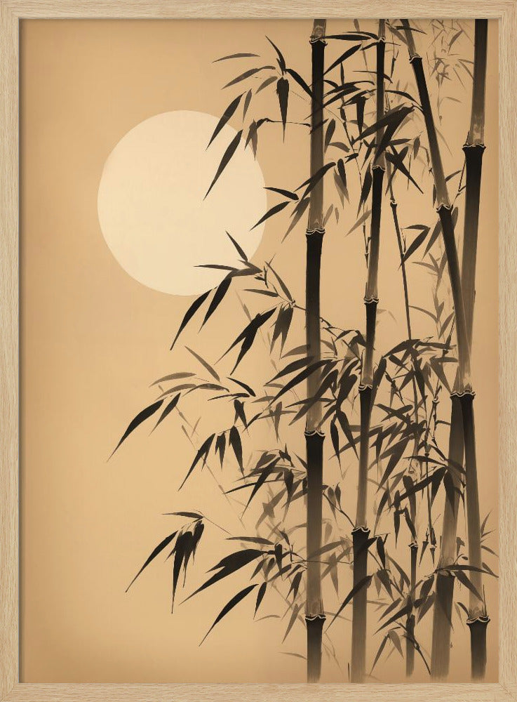 Evening Bamboo - Poster / Art Print
