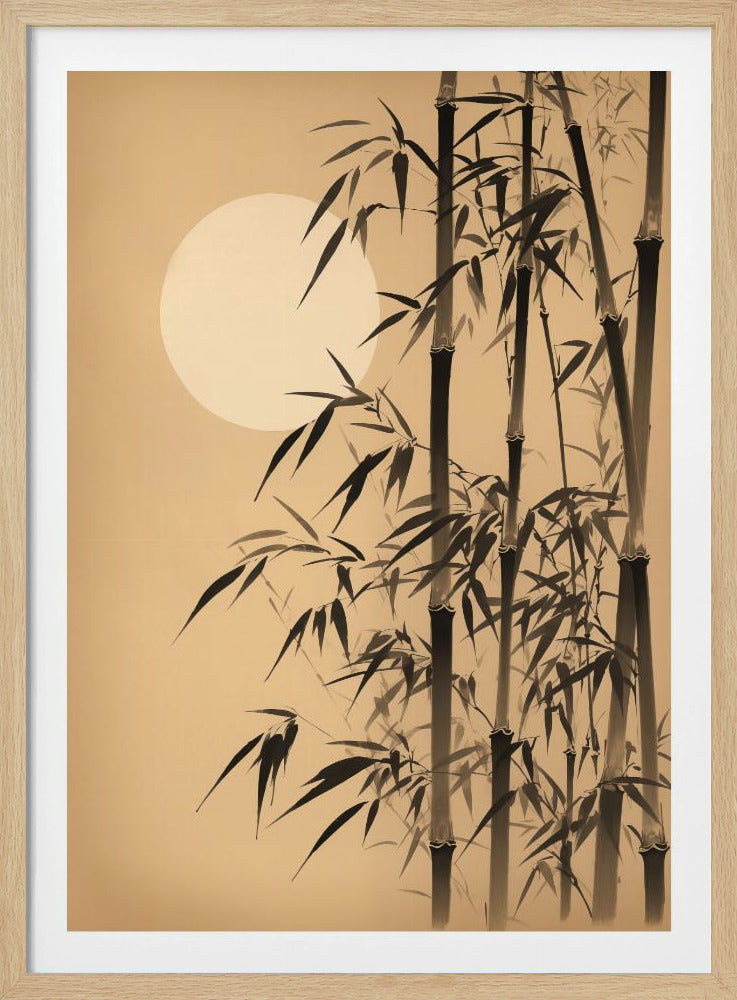 Evening Bamboo - Poster / Art Print