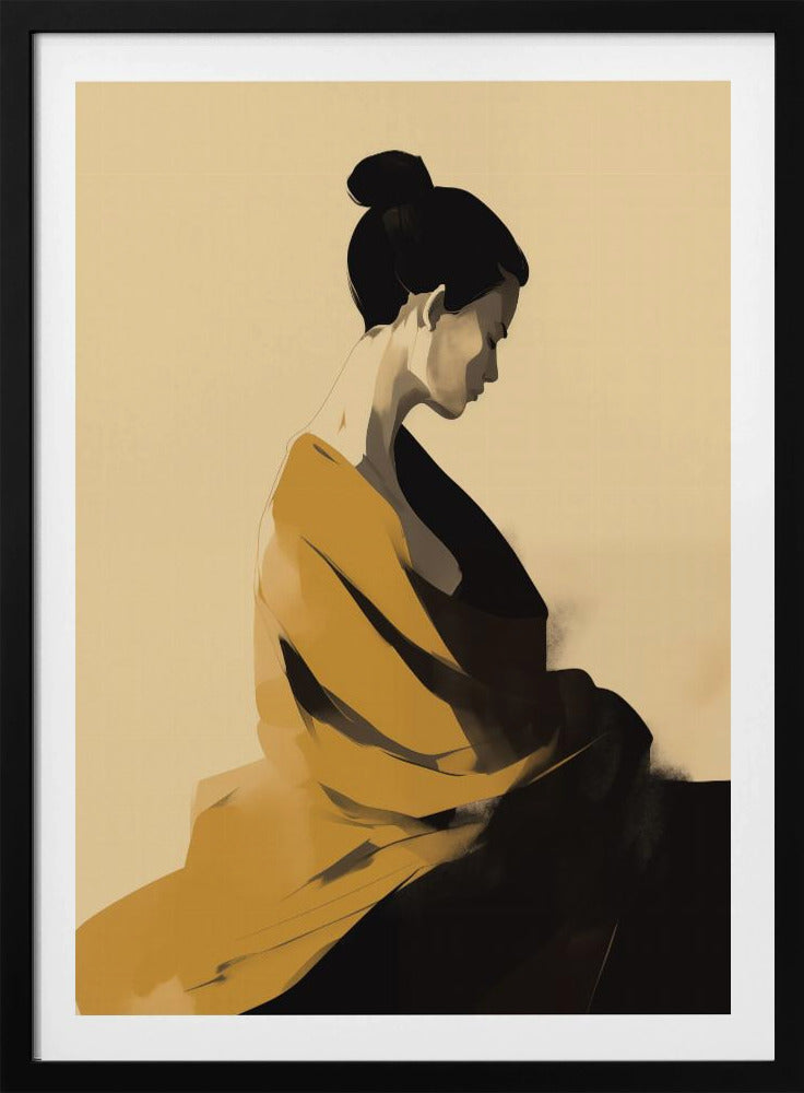Femme En Jaune - Poster / Art Print