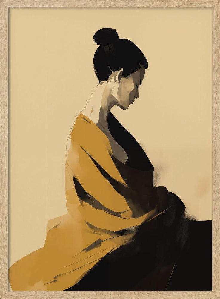 Femme En Jaune - Poster / Art Print