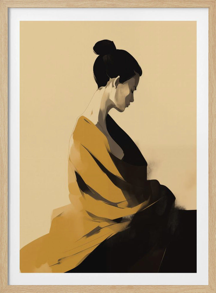 Femme En Jaune - Poster / Art Print