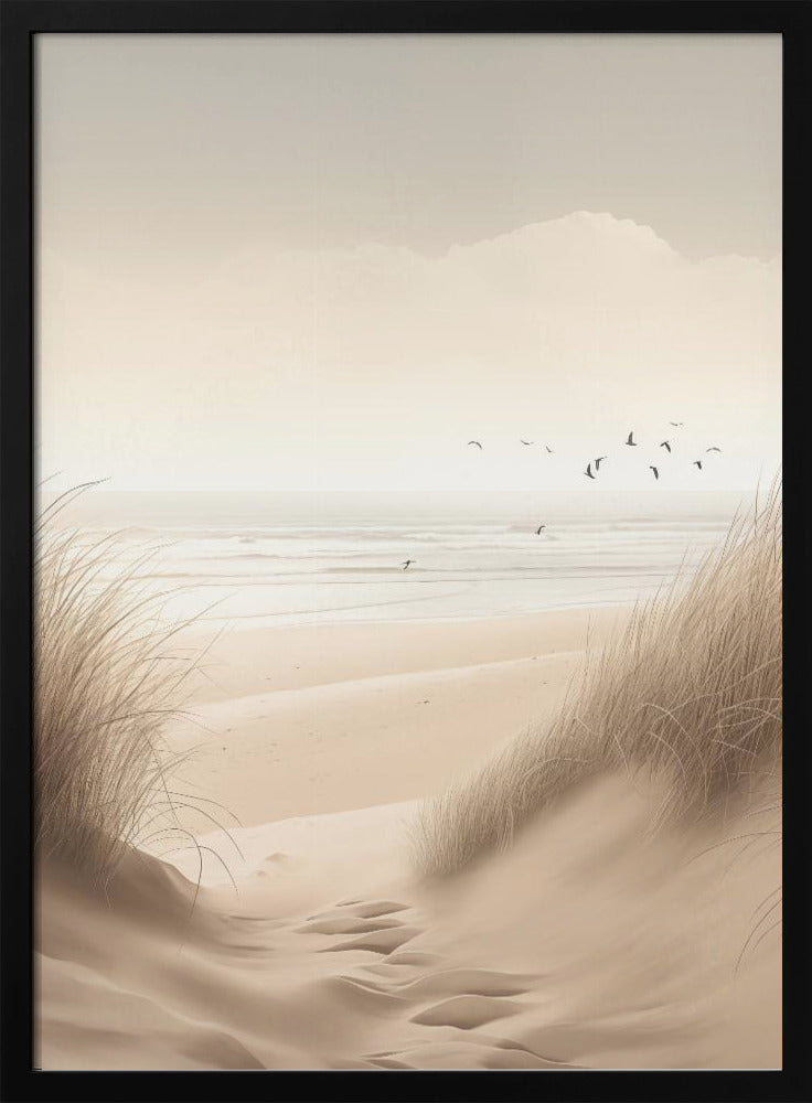 Sand Dunes By the Sea No 1 - Poster / Art Print