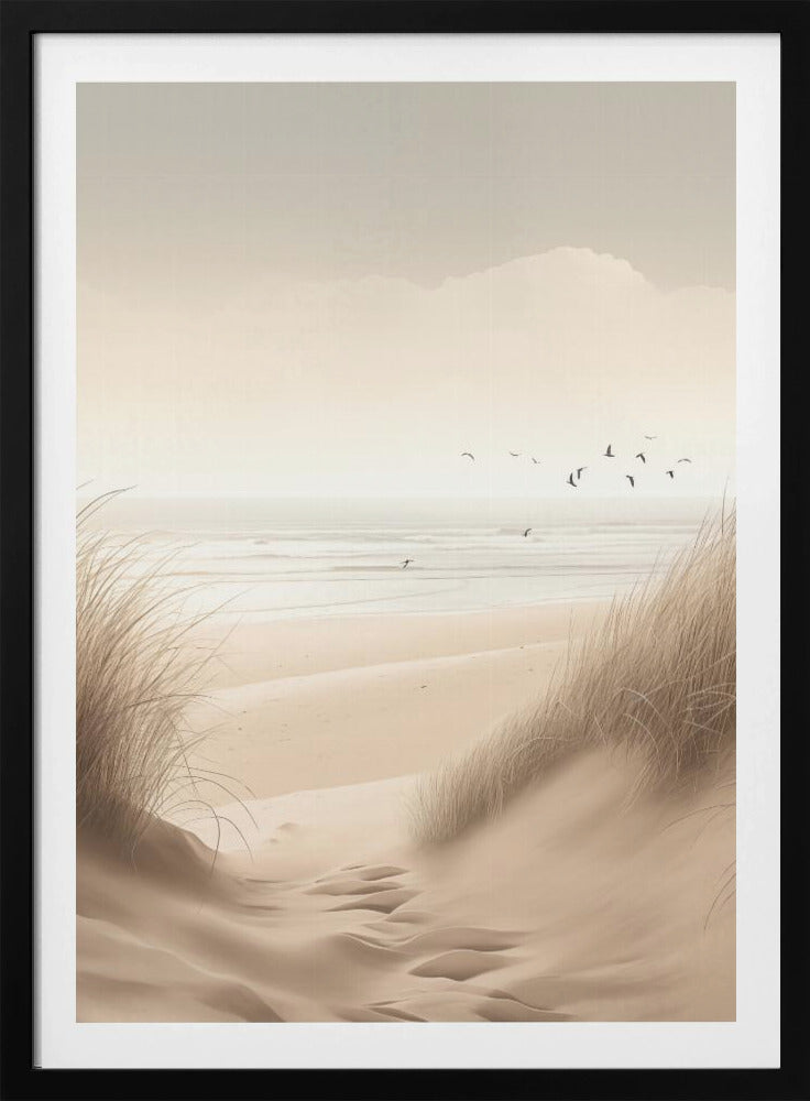 Sand Dunes By the Sea No 1 - Poster / Art Print