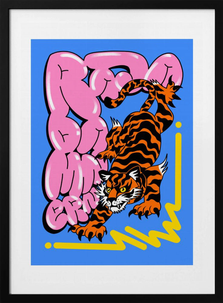 Muay Thai Tiger - Poster / Art Print
