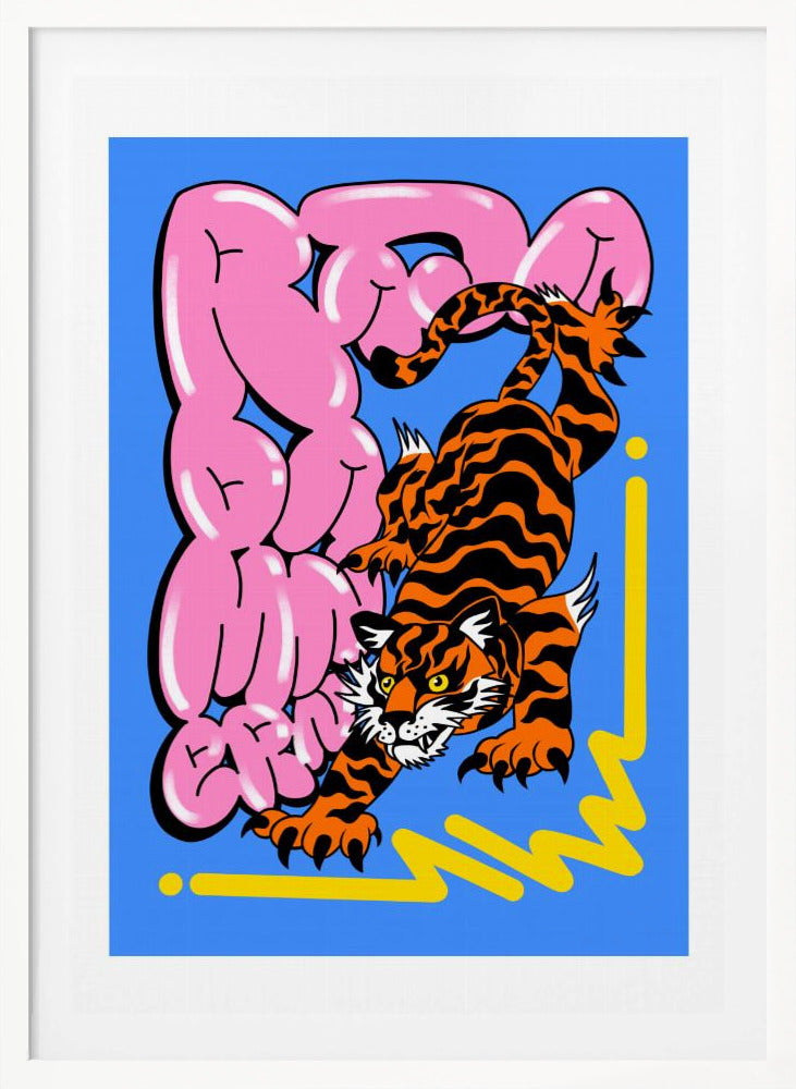 Muay Thai Tiger - Poster / Art Print