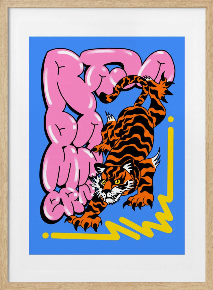 Muay Thai Tiger - Poster / Art Print