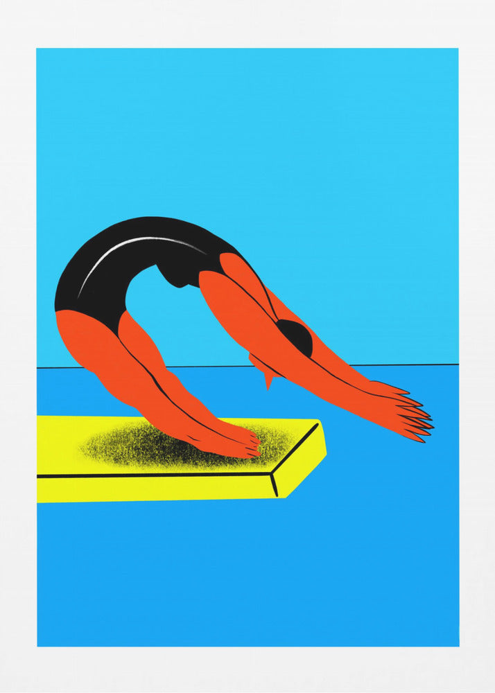 Swimmer - Poster / Art Print