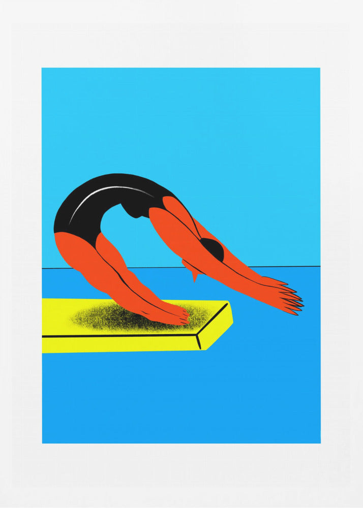 Swimmer - Poster / Art Print