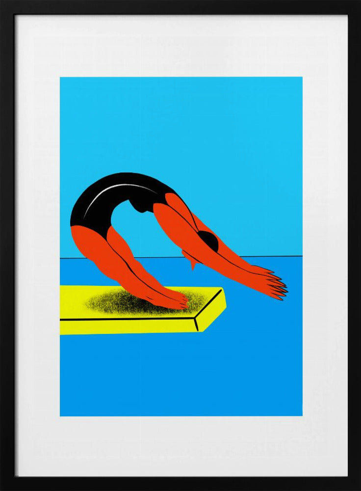Swimmer - Poster / Art Print