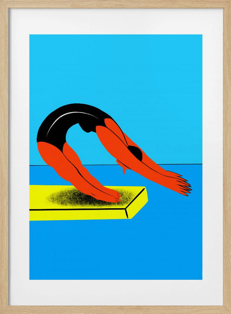 Swimmer - Poster / Art Print