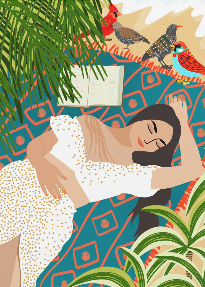 Beach. Read. Sleep. Repeat. - Posters / Art Prints