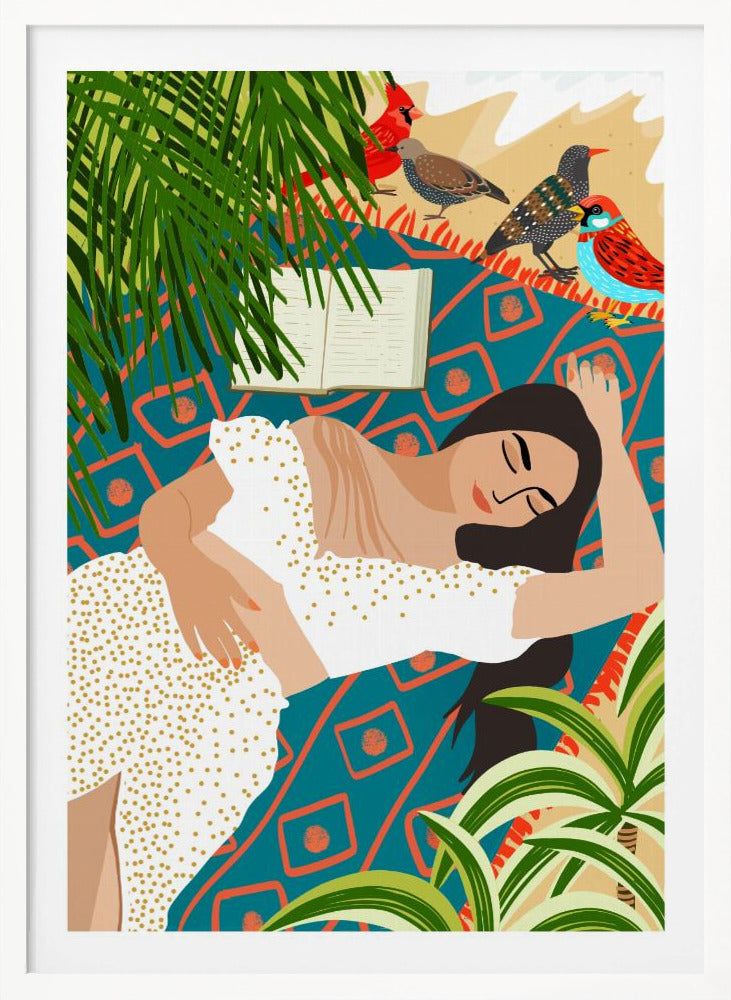 Beach. Read. Sleep. Repeat. - Posters / Art Prints