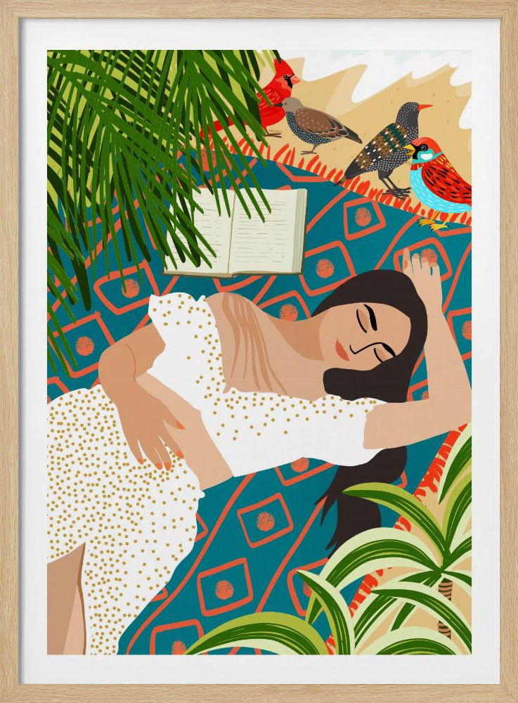 Beach. Read. Sleep. Repeat. - Posters / Art Prints