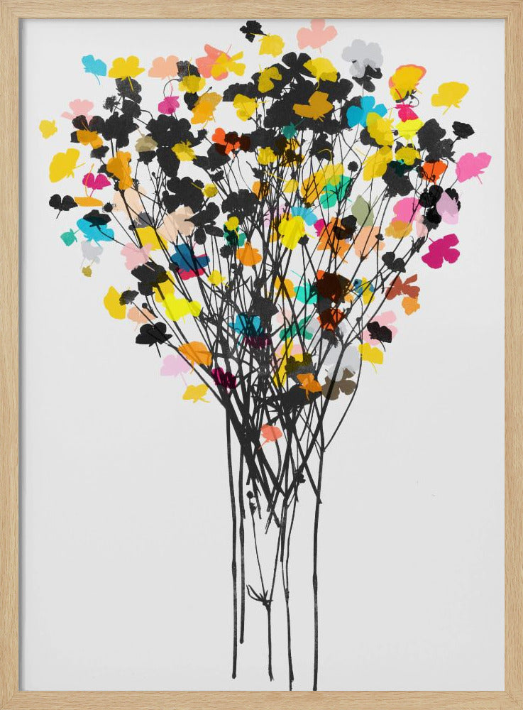 Vibrant Bouquet - Poster / Art Print