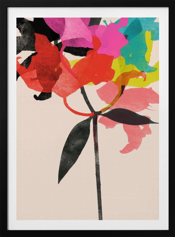 Vibrant Bloom Fusion - Poster / Art Print