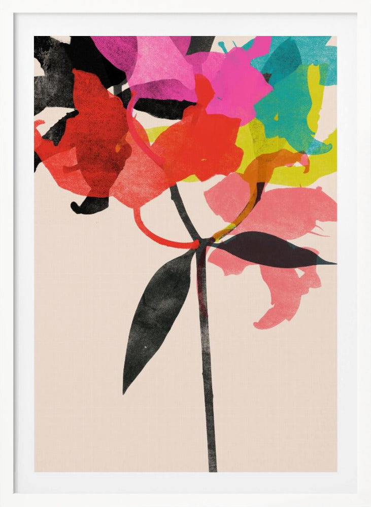 Vibrant Bloom Fusion - Poster / Art Print