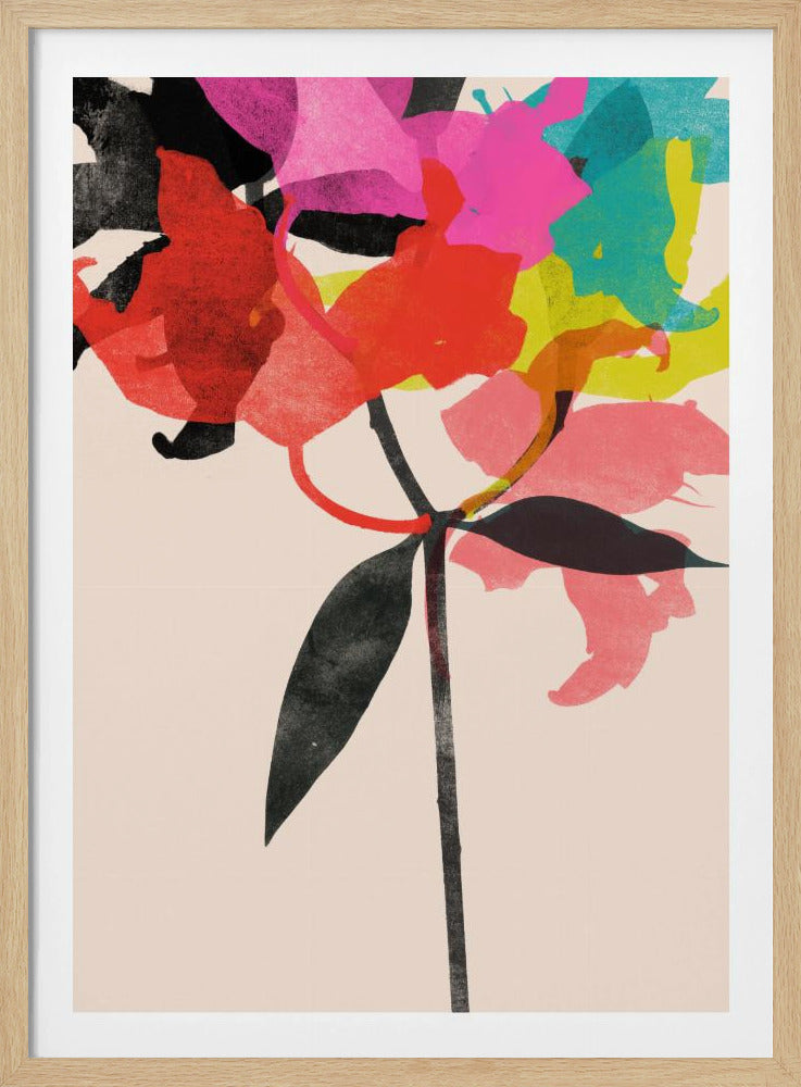 Vibrant Bloom Fusion - Poster / Art Print