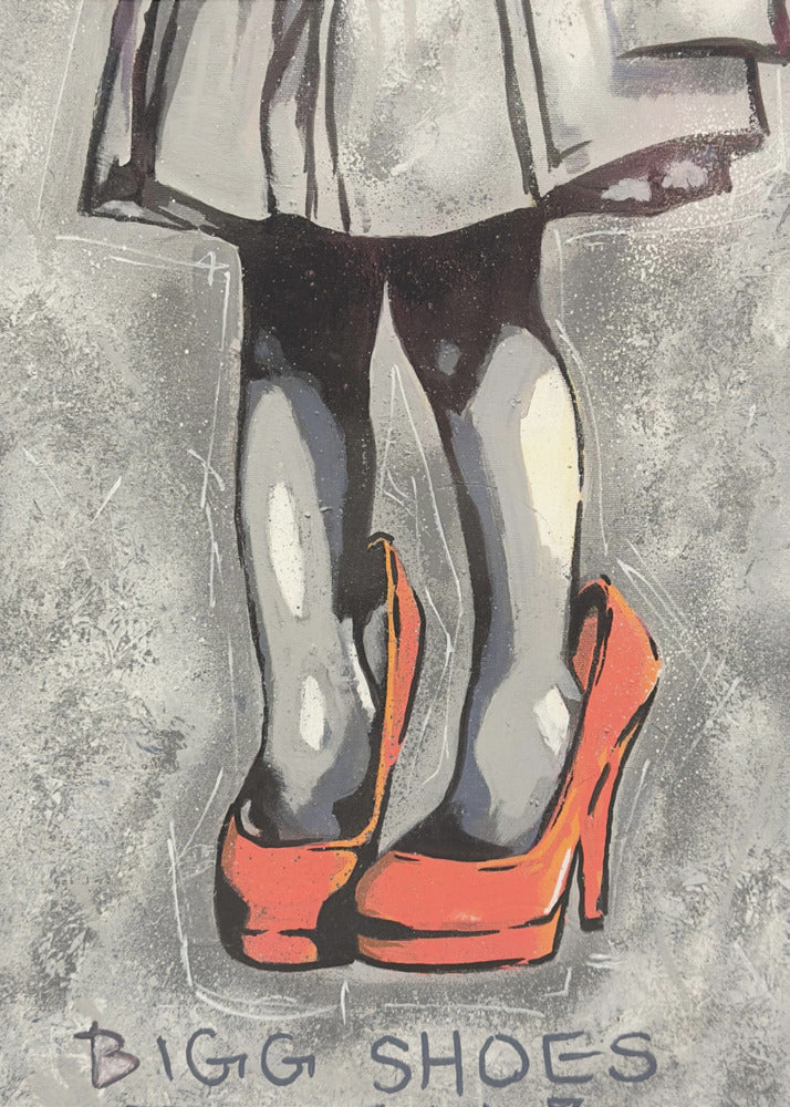 Bigg shoes to fill - Poster / Art Print