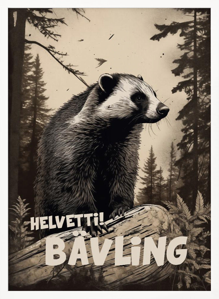 Helvetti Bävling - Poster / Art Print