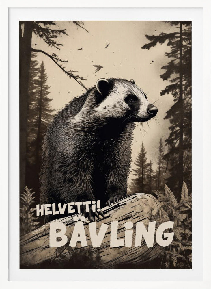 Helvetti Bävling - Poster / Art Print