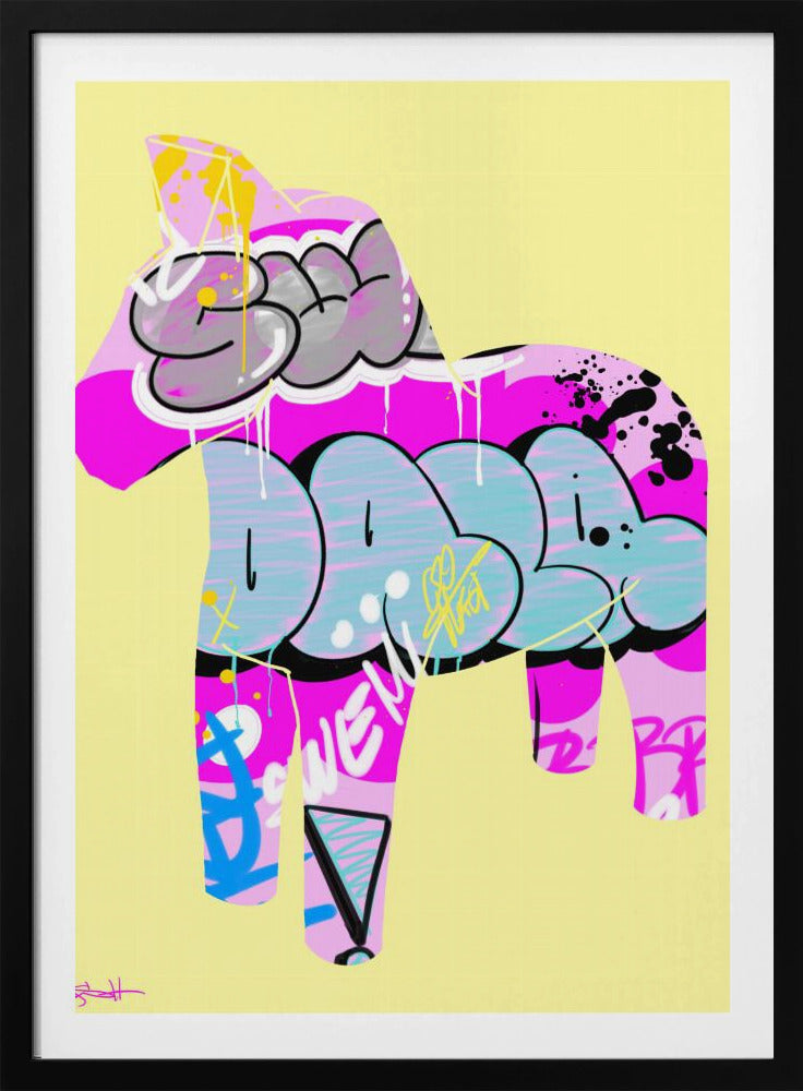 Dalahäst 12 - Poster / Art Print