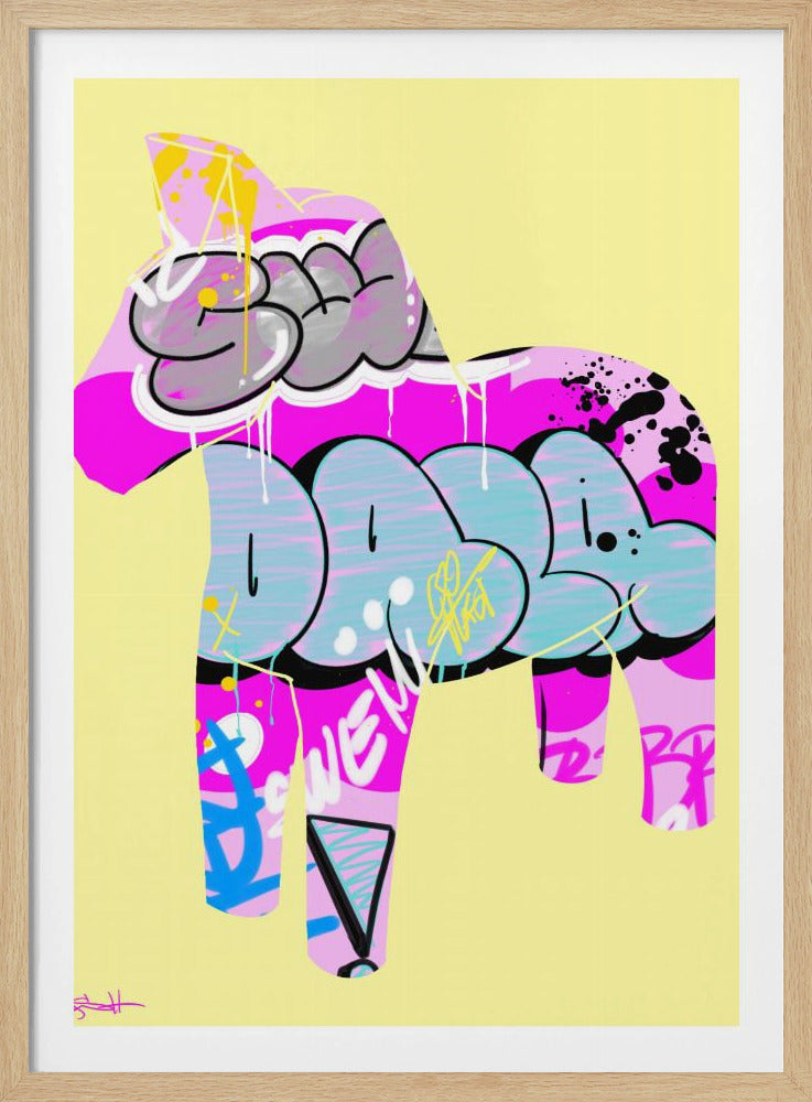Dalahäst 12 - Poster / Art Print