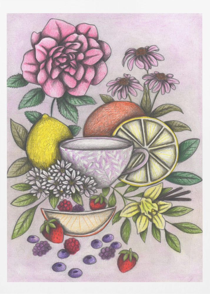 Rococo Tea - Poster / Art Print