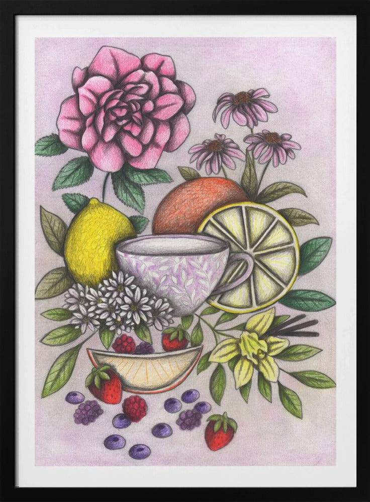 Rococo Tea - Poster / Art Print