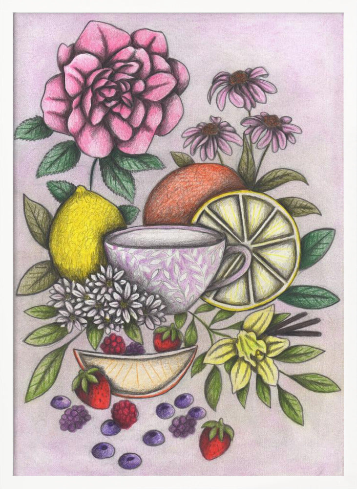 Rococo Tea - Poster / Art Print