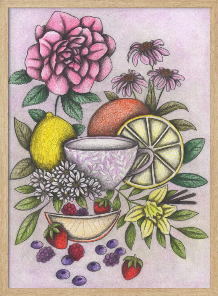 Rococo Tea - Poster / Art Print