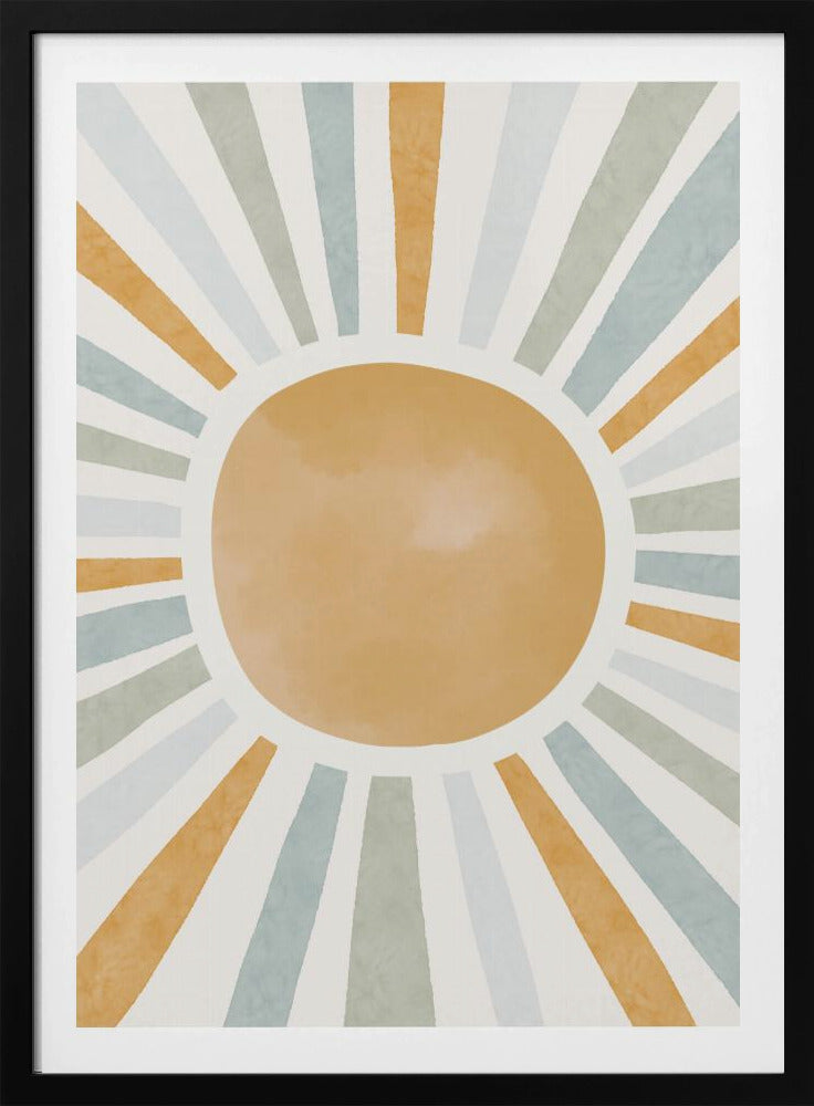 Radiant Sunburst - Poster / Art Print