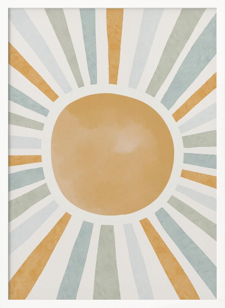 Radiant Sunburst - Poster / Art Print