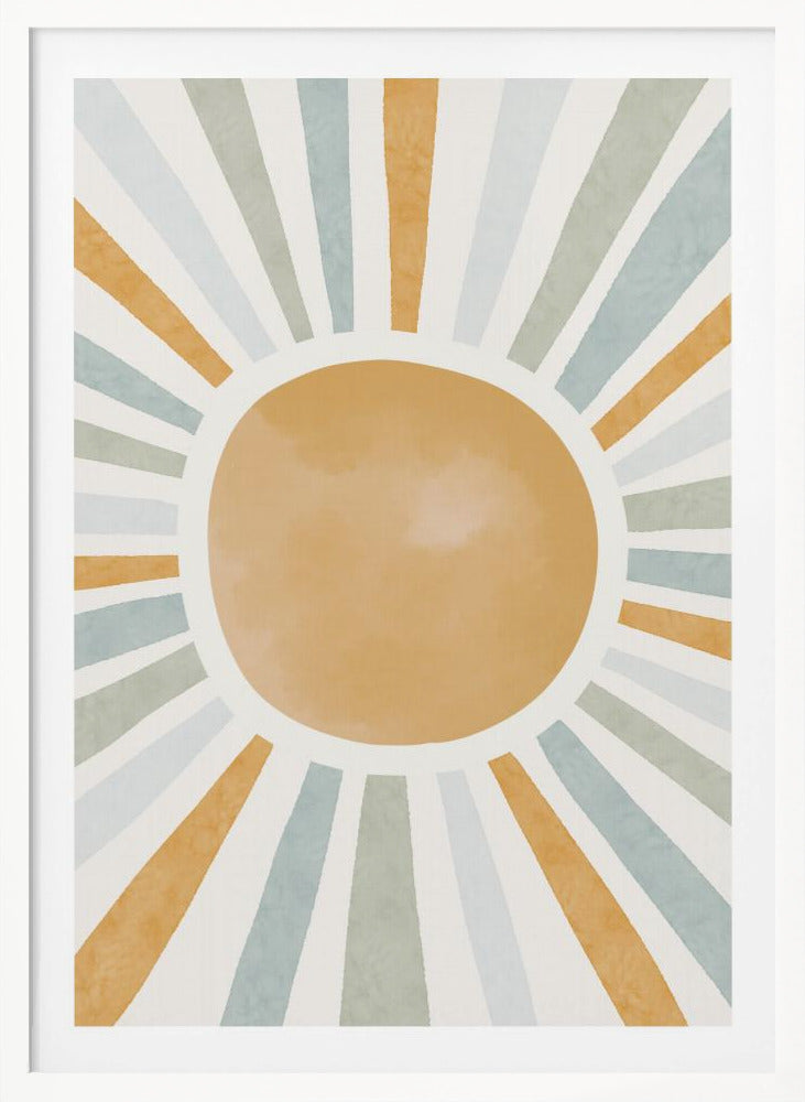 Radiant Sunburst - Poster / Art Print