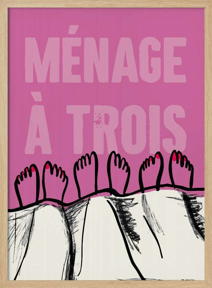 Three's Company - Poster / Art Print