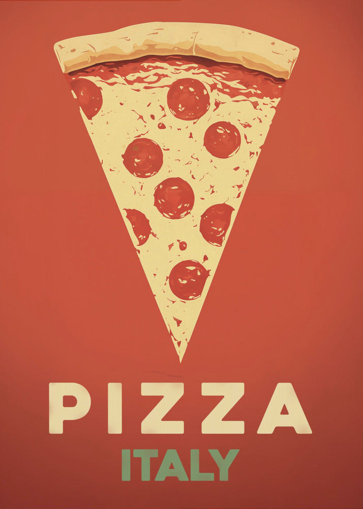 Pepperoni Pizza Slice - Poster / Art Print