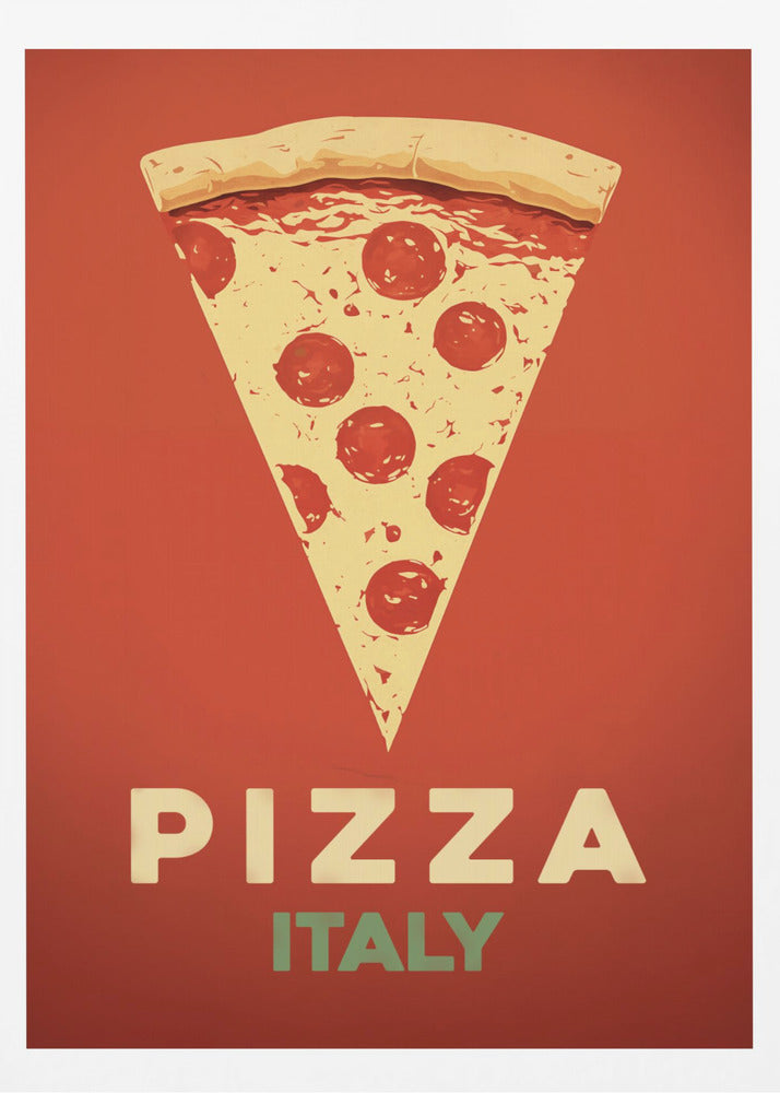 Pepperoni Pizza Slice - Poster / Art Print
