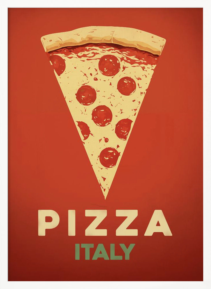 Pepperoni Pizza Slice - Poster / Art Print