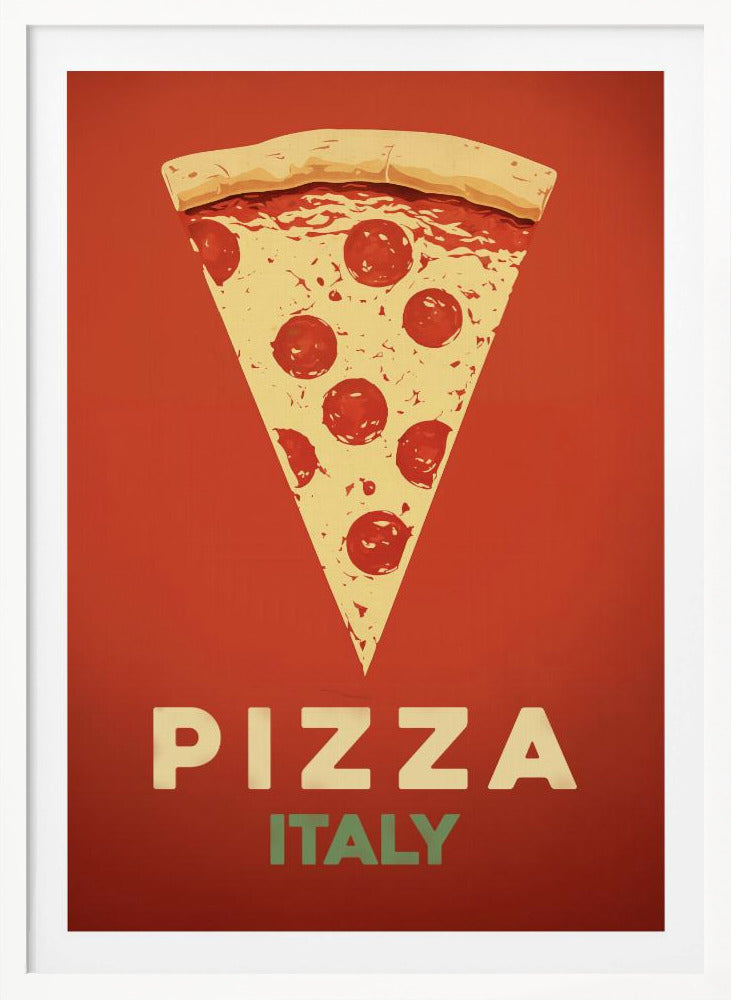 Pepperoni Pizza Slice - Poster / Art Print
