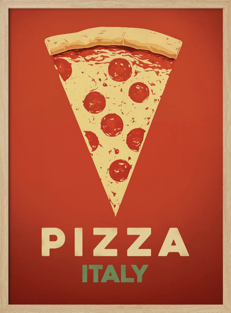 Pepperoni Pizza Slice - Poster / Art Print