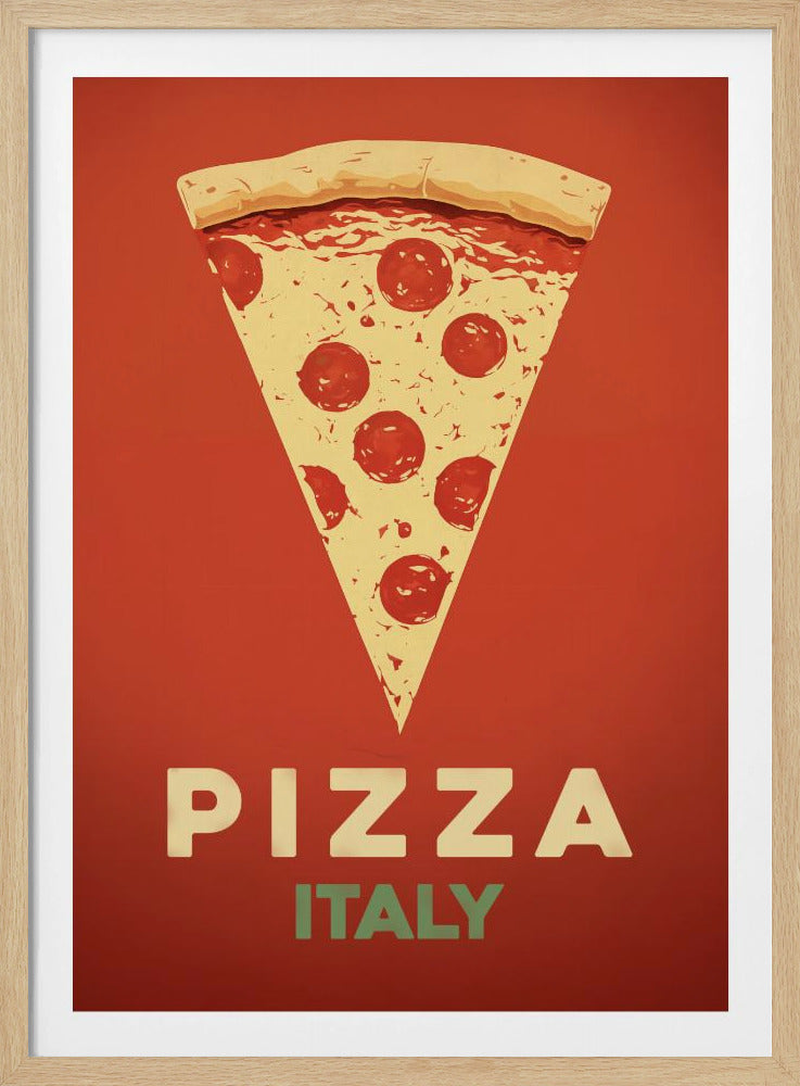 Pepperoni Pizza Slice - Poster / Art Print