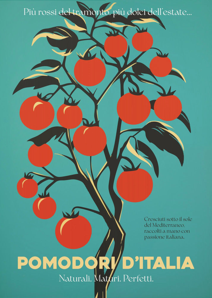 Vibrant Red Tomatoes - Poster / Art Print
