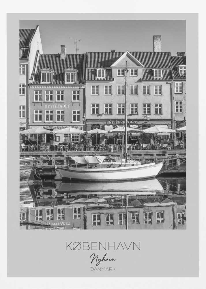 Serene Nyhavn Reflections - Poster / Art Print